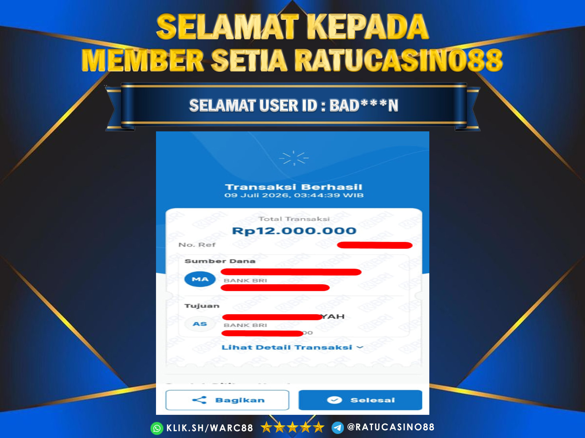 WITHDRAWAL MEMBER 249